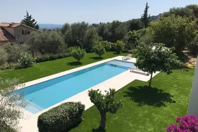 Image de Panoramic seaview. Walk to medieval village. 25min to Nice airport.