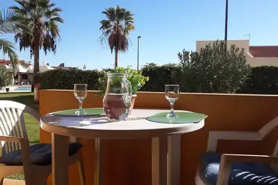 Image de Appartement avec piscine et jardin dans le centre d'Albufeira, 10 min. la plage