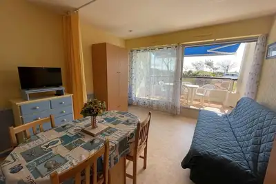 Image de Studio rénové, 50m plage, terrasse sud, parking privé, 4 couchages, Saint-Jean-de-Monts