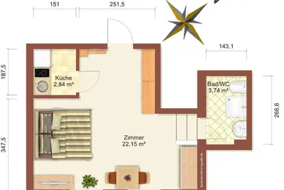 Image de Appartement / 150m très central du grand lac Plöner / Appartement 4