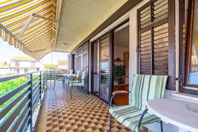 Image de Appartement de trois chambres avec la terrasse et la vue sur le mer Crikvenica (A-5494-a)