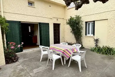 Image de Maison 3 pièces proche mer à Argelès-sur-Mer - 5 couchages, terrasse, parking, mén. inclus