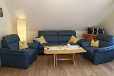 Image de FeWo 4, 2- Zim. , 55 m², Dg, utilisation de jardin - Gästehaus Müller