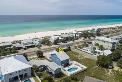 Image de Maison de vacances de luxe à Panama City Beach avec piscine privée! ~ Juste à quelques pas de la plage!
