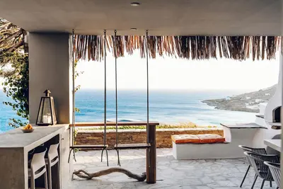 Image de Maison Simone à Tinos avec vue sur la mer Égée - Une grande expérience d'évasion.