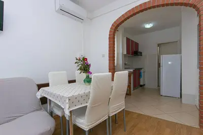 Image de Appartement d'une chambre avec le balcon et la vue sur le mer Gradac, Makarska (A-5198-b)