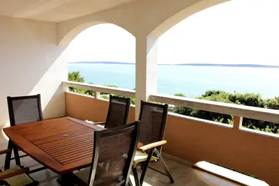 Image de Appartement de deux chambres prés de la plage Mandre, Pag (A-8655-d)