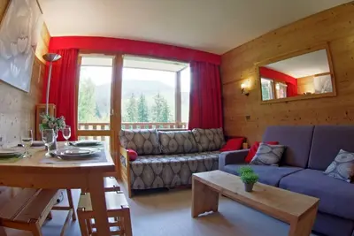 Image de Confortable Appartement de 2p avec Balcon, Acceptant Animaux Ă Valmorel