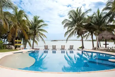 Image de Riviera Maya Hacienda - Villa Nautica 4beds, Beachfront - 12 Personnes - ENTIÈREMENT A / C