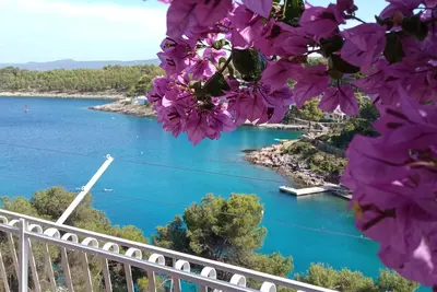 Image de Appartement de trois chambres avec la terrasse et la vue sur le mer Basina, Hvar (A-4620-a)