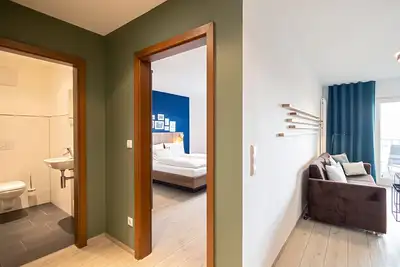 Image de Apartment No. 5, 52qm, 1 Schlafzimmer, 1 Wohn-\/Schlafraum, max. 4 Personen