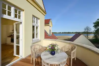 Image de Appartement 7 avec vue sur le lac et grand balcon - Gut Grubnow Rügen