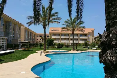 Image de Javea Golden Beach 2 Appartement avec terrasse 60m2, un seul niveau, Wifi, Arena