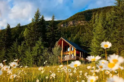 Image de Luxurious Log Cabin 2 Chambre à Golden - Canada Select 4 Approuvé