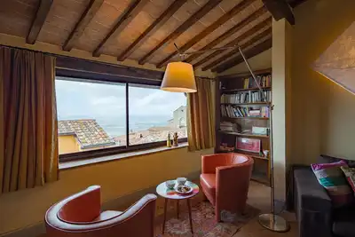 Appartement de rêve dans le centre historique de Cortona, vue mo