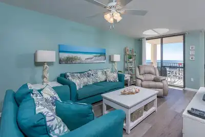 Image de Plancher Bas! Une chambre! Condo mis Ă jour! Devant le golfe! Splash Pad!