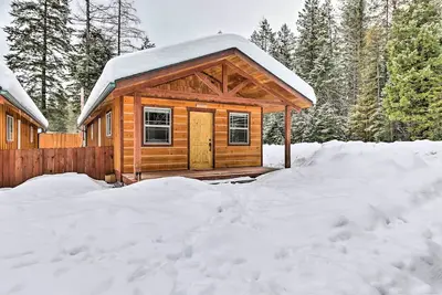 Cabane rustique - 11 milles au parc national des Glaciers!