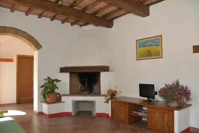 Image de Appartement spacieux et élégant près de San Gimignano avec piscine