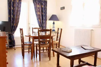 Image de Appartement au cœur du Pouliguen, proche mer, 2 pièces, 4 couchages, parking privé, tout à pied