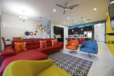 Image de Belle ville fermée de 5 chambres Hm avec piscine Splash au Festival Resort