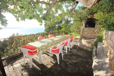 Image de Appartement d'une chambre avec la terrasse et la vue sur le mer Zavala, Hvar (A-8912-b)