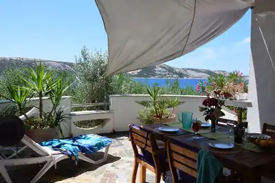 Image de Appartement de deux chambres prés de la plage Stara Novalja, Pag (A-9396-c)