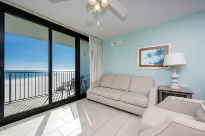Image de Suite d'hôtel face à la plage accessible en fauteuil roulant avec cuisine complète