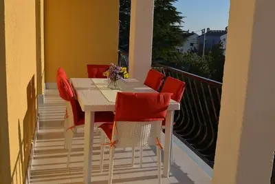 Image de Appartement de deux chambres avec la terrasse et la vue sur le mer Zadar - Diklo, Zadar (A-5880-e)