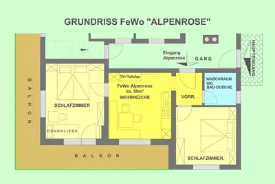 Image de Appartement - Alpenrose - Appartements Lechner