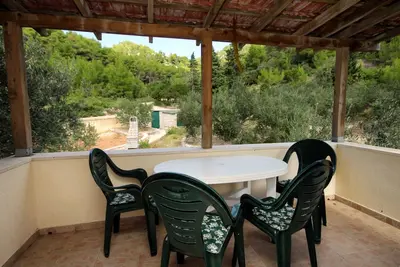 Image de Appartement de deux chambres prés de la plage Baie Jedra, Hvar (A-2583-g)