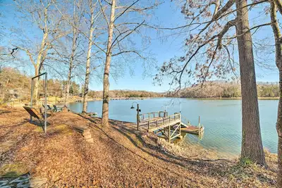 Image de Accueil Lakefront Harrison w / Sunroom, pont, et quai!
