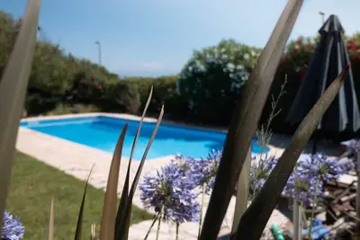 Cap d’Antibes sea view guest house with private pool and parking