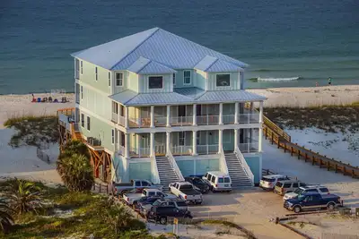Image de \"Château dans le sable est\" Orange Beach Al-9 chambres-peut accueillir jusqu'à 26-piscine privée