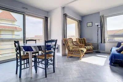 Image de Appartement à 50m de la plage avec balcon, animaux acceptés
