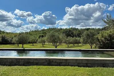 Image de Bassin de nage  salé14m mas de charme standing sur 2 hectares de campagne
