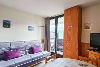 Image de Studio lumineux avec balcon Sud, centre station, 4 pers, casier Ă ski, proche pistes et commerces