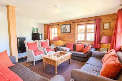 Image de Chalet spacieux à Flaine avec sauna, cheminée et balcon - 6 chambres, proche des pistes