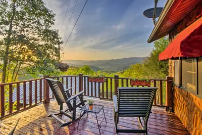 Image de Bryson City Cottage pittoresque w / vues privilégiées!