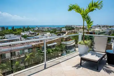 Image de Vue sur la mer, le meilleur emplacement, à quelques pas de la plage, avec une belle terrasse