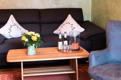 Image de Ferienwohnung Edelweiß, 2 Personen, 57 m², Dusche/Wc, Tv, 1 Schlafzimmer, Terrasse, Internet, Infrarot-Wärmekabine, Nichtrauc
