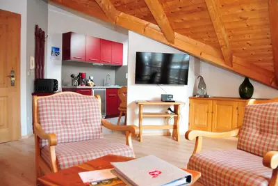 Image de Ferienwohnung Wendelstein, 2 bis 4 Personen, 1 separates Schlafzimmer, 2. Og, Südbalkon