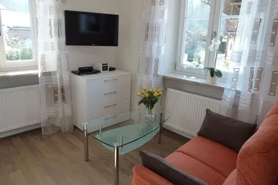 Image de Apartment Studio Haus Irlinger, 28 qm, Wohn-Schlafraum mit Terrasse und Liegewiese