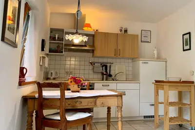 Image de Ferienwohnung für 2 Personen, 40 qm, Erdgeschoss, Wohn/Schlafraum mit Kochnische, Bad Du/Wc