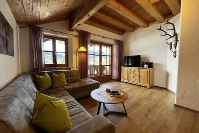 Image de Ferienwohnung (91qm), \"Chiemsee\", Balkon, Küche extra, 2 Schlaf- und 1 Wohnzimmer, max 4 Pers, Wlan