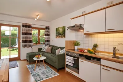 Image de Ferienwohnung \"Rosenduft\", 58 qm, Erdgeschoss, 1 separates Schlafzimmer, Südseite mit Terrasse