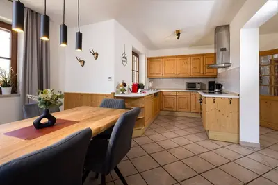 Image de Ferienwohnung Nr. 2, 1 bis 4 Personen, 97 qm, 2 Schlafzimmer, Bad mit Badewanne, Dusche, Wc, Balkon