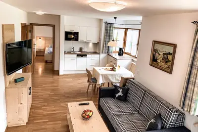 Image de Wohnung Hochgern (Ferienwohnung ca. 52 m², max. 4 Personen, 2 Schlafzimmer, Wohnküche, Balkon, Wlan, Tv)
