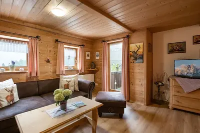 Image de 2-Zimmer Ferienwohnung mit Blick auf die Berge