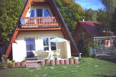Image de Finnhütte Jano directement sur le lac avec bateau, cheminée - Finnhütte Joeldirekt sur le lac avec bateau (22237)