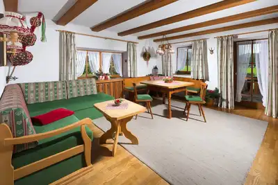 Image de Ferienwohnung Hochkalter, 2 bis 4 Personen, 70 qm, 2 separate Schlafzimmer, 2 Balkone